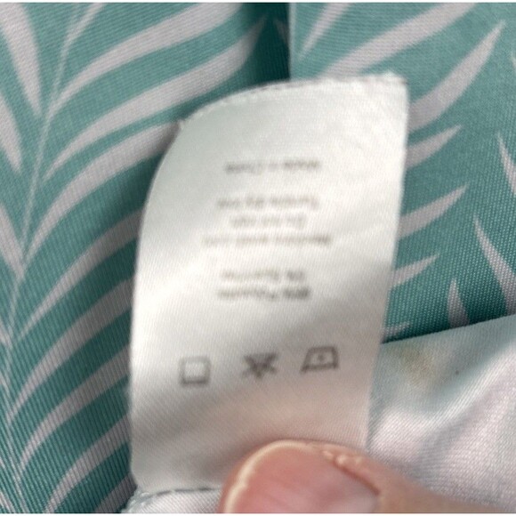 Green side Golf Polo Green AOP men’s Large  classic fit golf Short Sleeve Palm - Picture 6 of 9